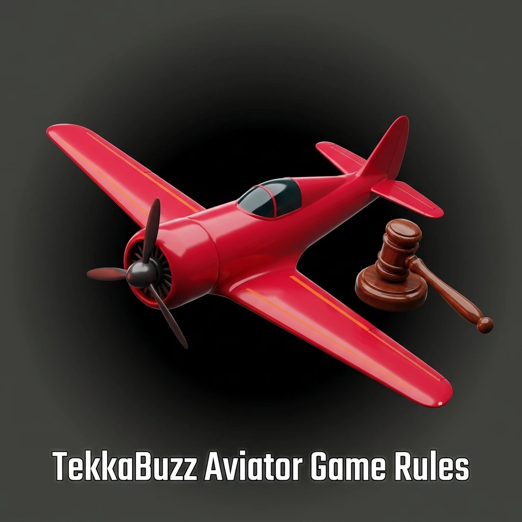 TekkaBuzz Aviator crash game rules showing multiplier mechanics, betting window, and cash-out strategies on a provably fair system