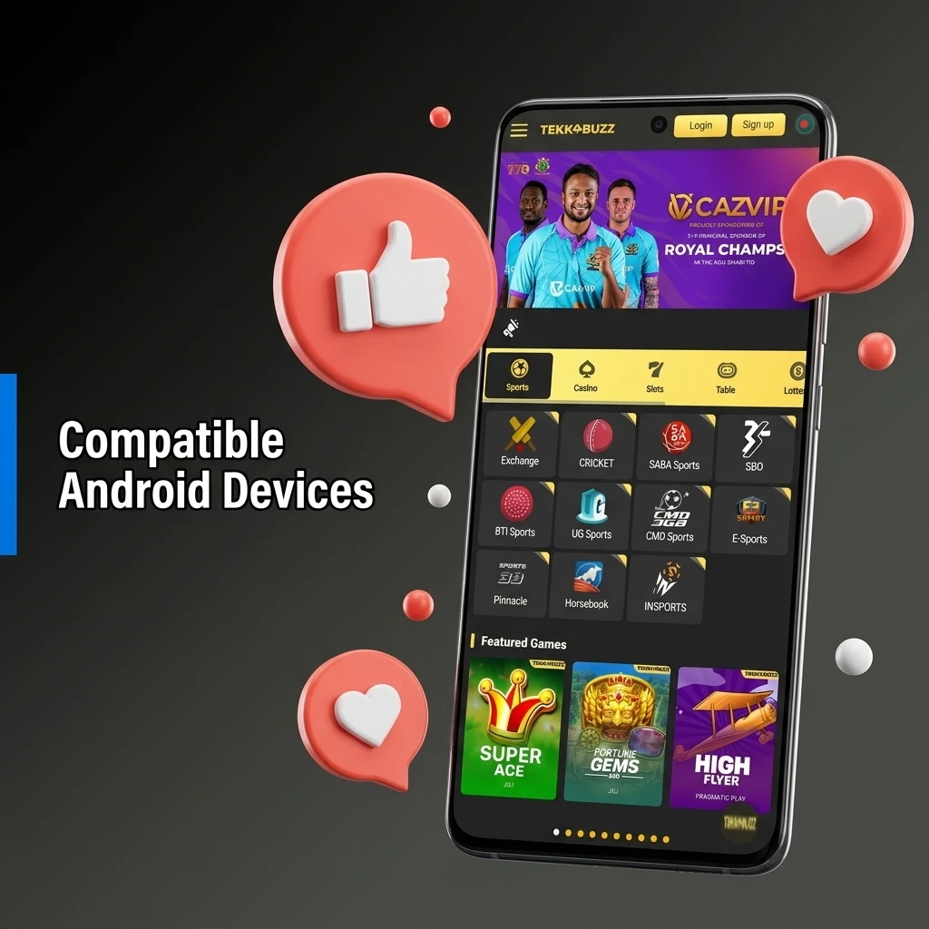 TekkaBuzz app compatible Android devices in Bangladesh including Samsung, Xiaomi, OPPO, Realme, and Vivo models