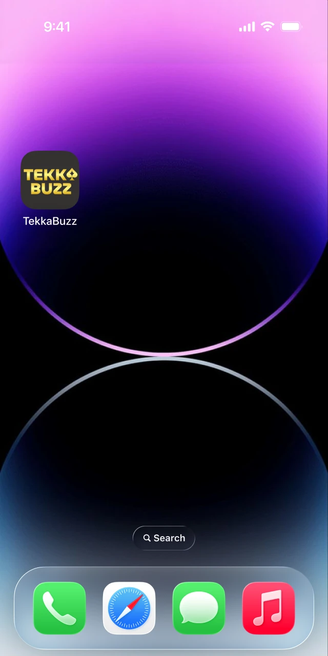 Open the TekkaBuzz App to sign in and begin your journey.
