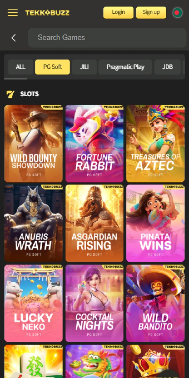 Play your favorite online casino games inside the TekkaBuzz App today.
