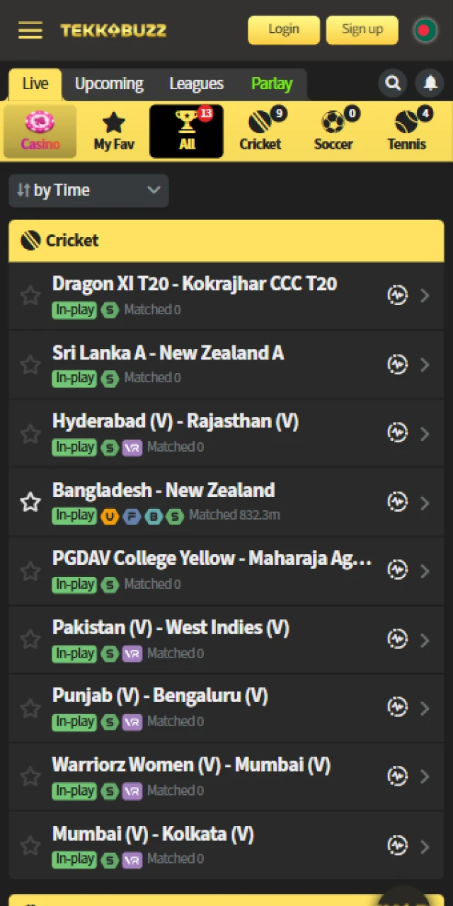 Place winning sports bets on various events using the TekkaBuzz App.