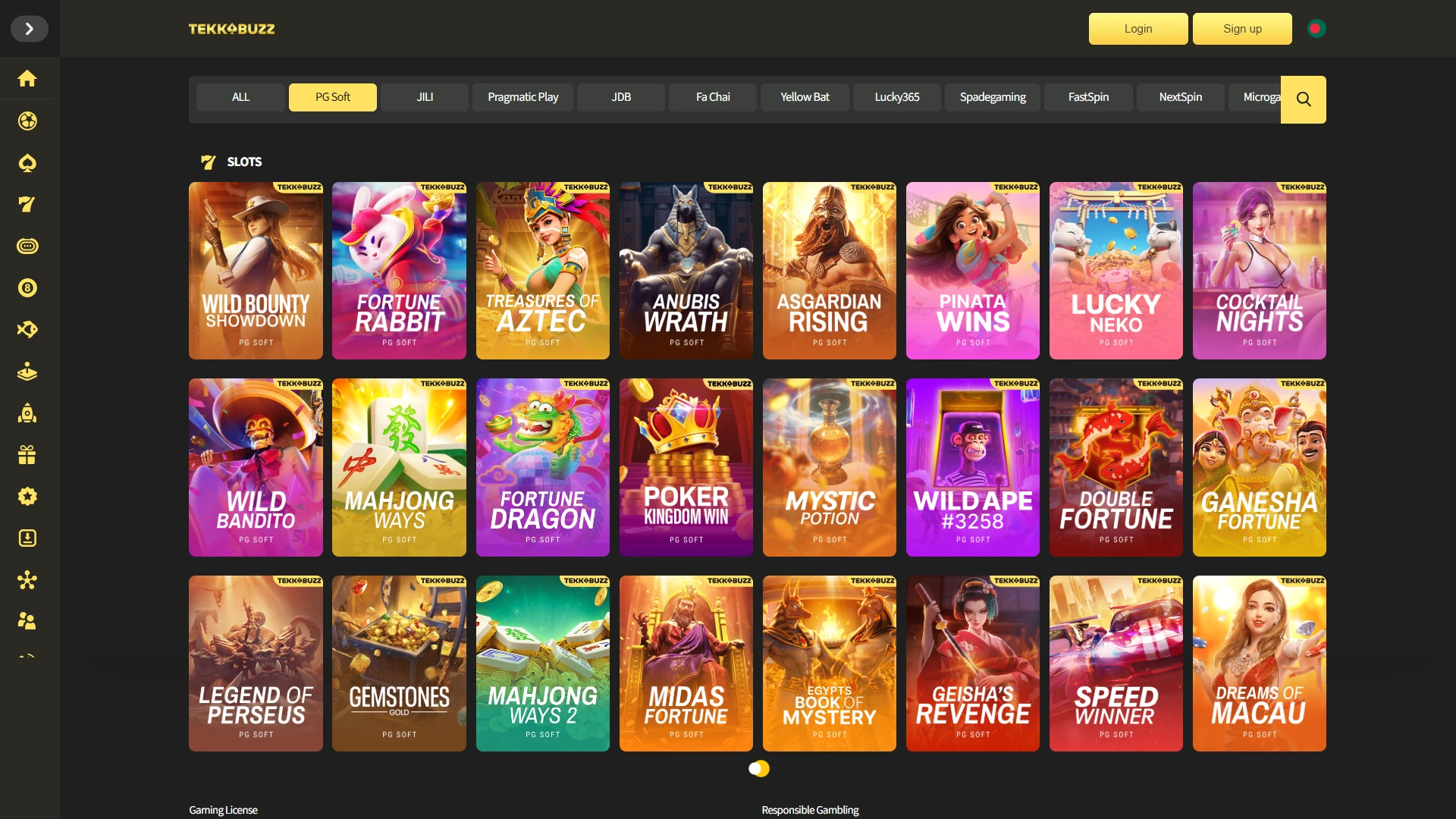 Spin and win big rewards at the TekkaBuzz online casino.